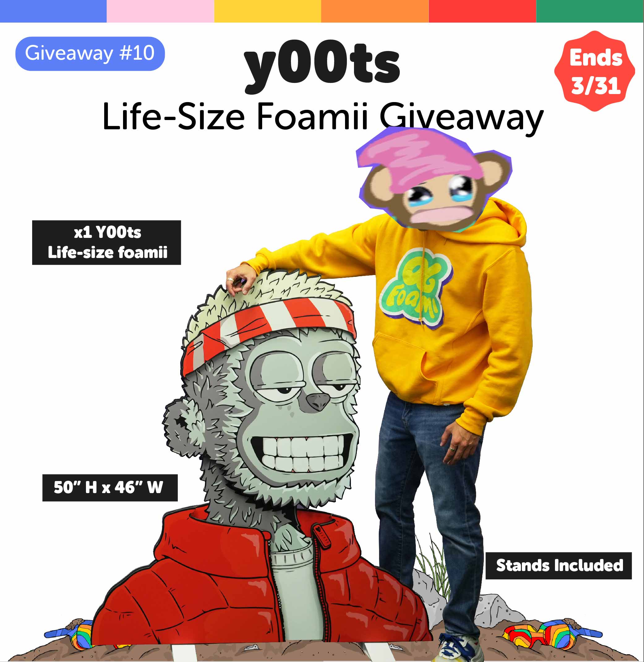 foami 11 of custom Y00ts foamii by Frank Deg0ds - nft foam physicals for web3