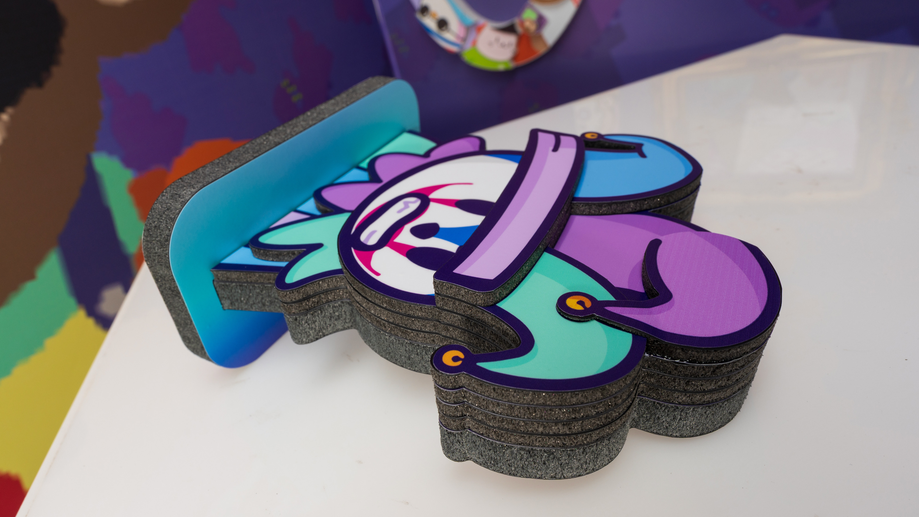 2.5d layered foam effect picture