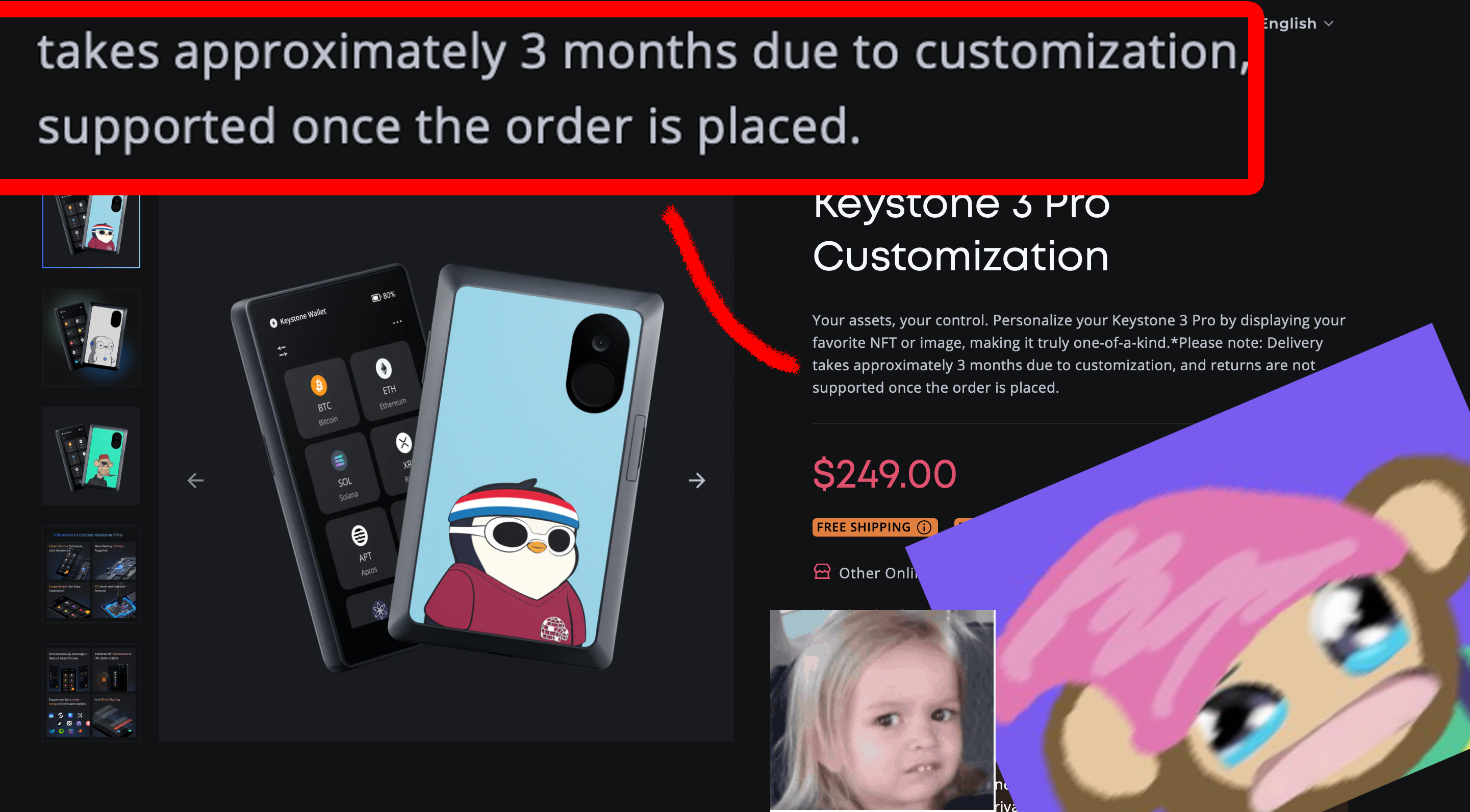 foami can create a custom printed walletSkinz for your keystone pro 3 wallet much faster than in 3 months 